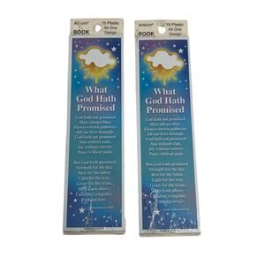 ANTIOCH What God Hath Promised Bookmarks 20 Pack Christian Poem NEW